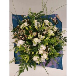 Bouquet rond blanc