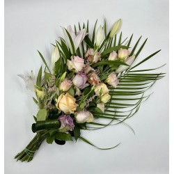 Bouquet plat pastel