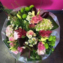 bouquet rond champêtre