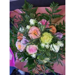 Bouquet rond mixe de rose...