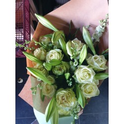 Bouquet blanc chic