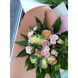 Bouquet rond  mixe de rose...